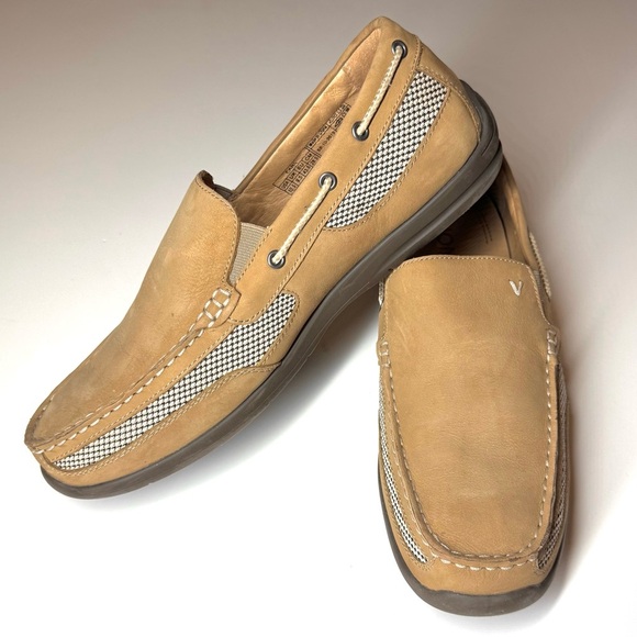Vionic Men’s Earl Boat Loafers Shoes Leather Slip On Size- 10.5 - Picture 4 of 9